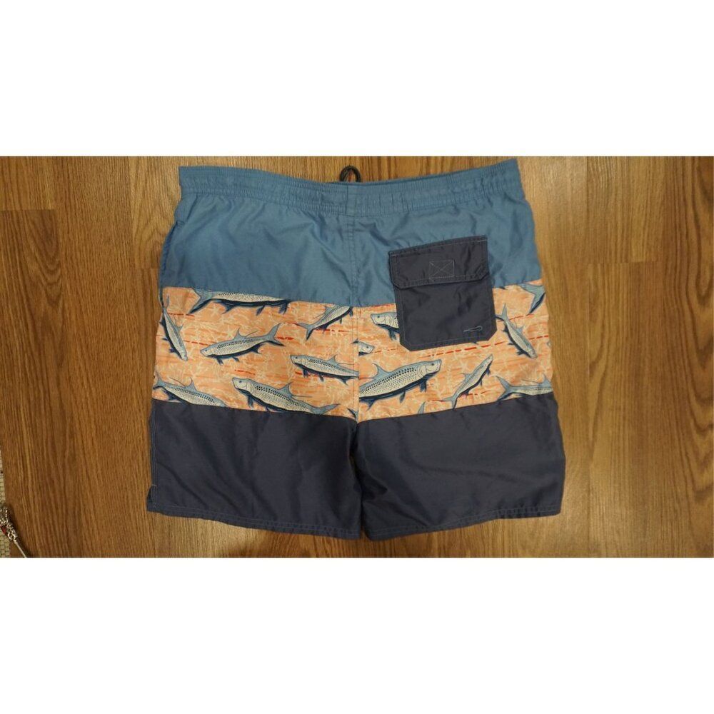 Vineyard Vines Boys Pieced Tropical Chappy Shorts Swim Trunks - XL (18) - Picture 10 of 12